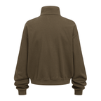 Unisex Brushed Stand-collar Zip-up Jacket（410GSM）