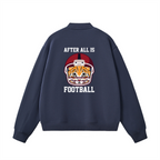 Unisex Fleece Zip-Up Baseball Jacket（360GSM）