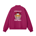 Unisex Fleece Zip-Up Baseball Jacket（360GSM）