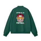 Unisex Fleece Zip-Up Baseball Jacket（360GSM）