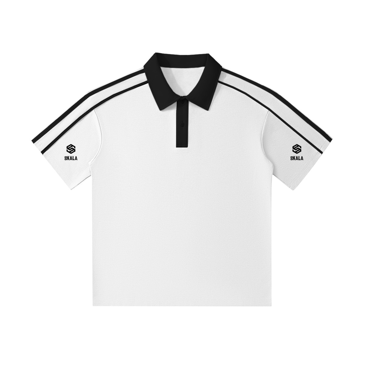 Unisex Contrast Collar Short-Sleeve Polo Shirt（240GSM）