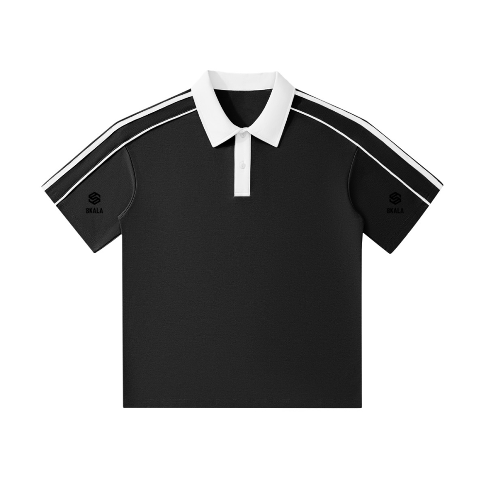 Unisex Contrast Collar Short-Sleeve Polo Shirt（240GSM）
