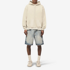 Unisex Cropped Oversized Zip-up Hoodie (460 GSM)