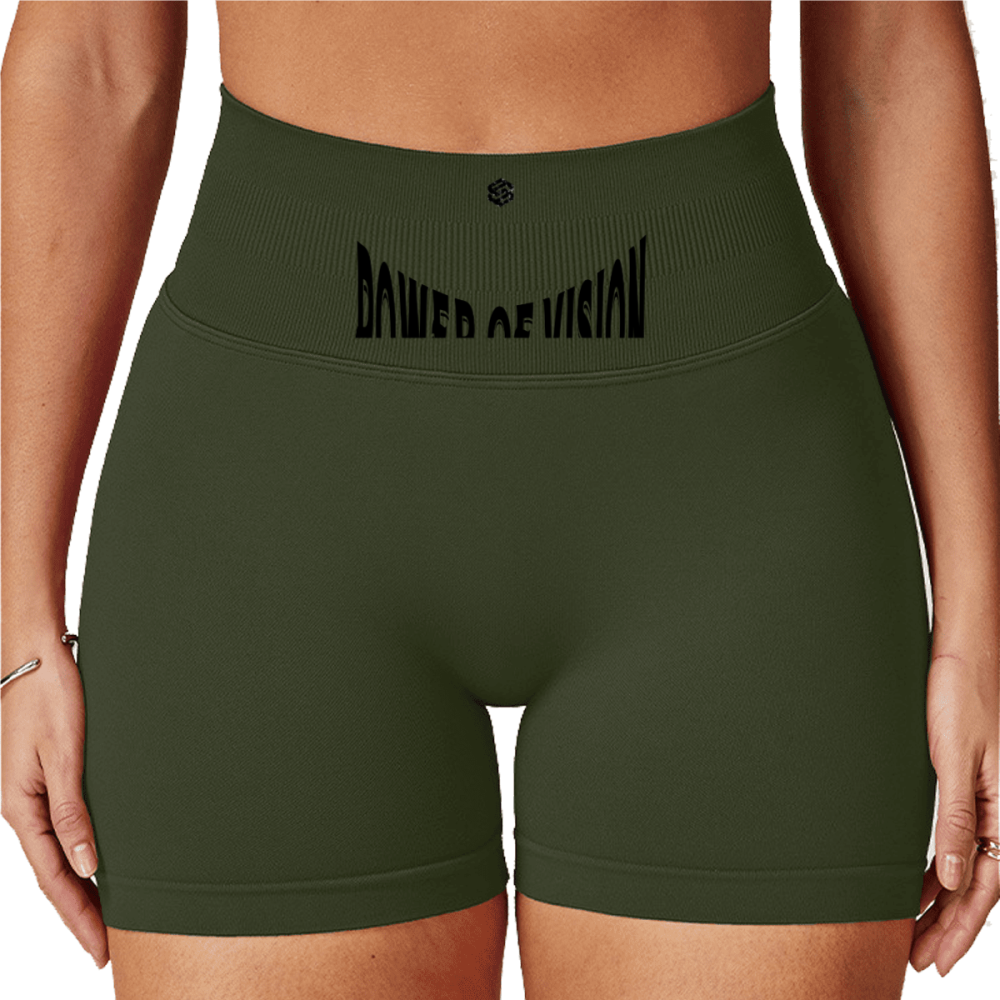 Seamless High-Waisted Yoga Shorts