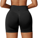 Seamless High-Waisted Yoga Shorts