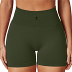 Seamless High-Waisted Yoga Shorts