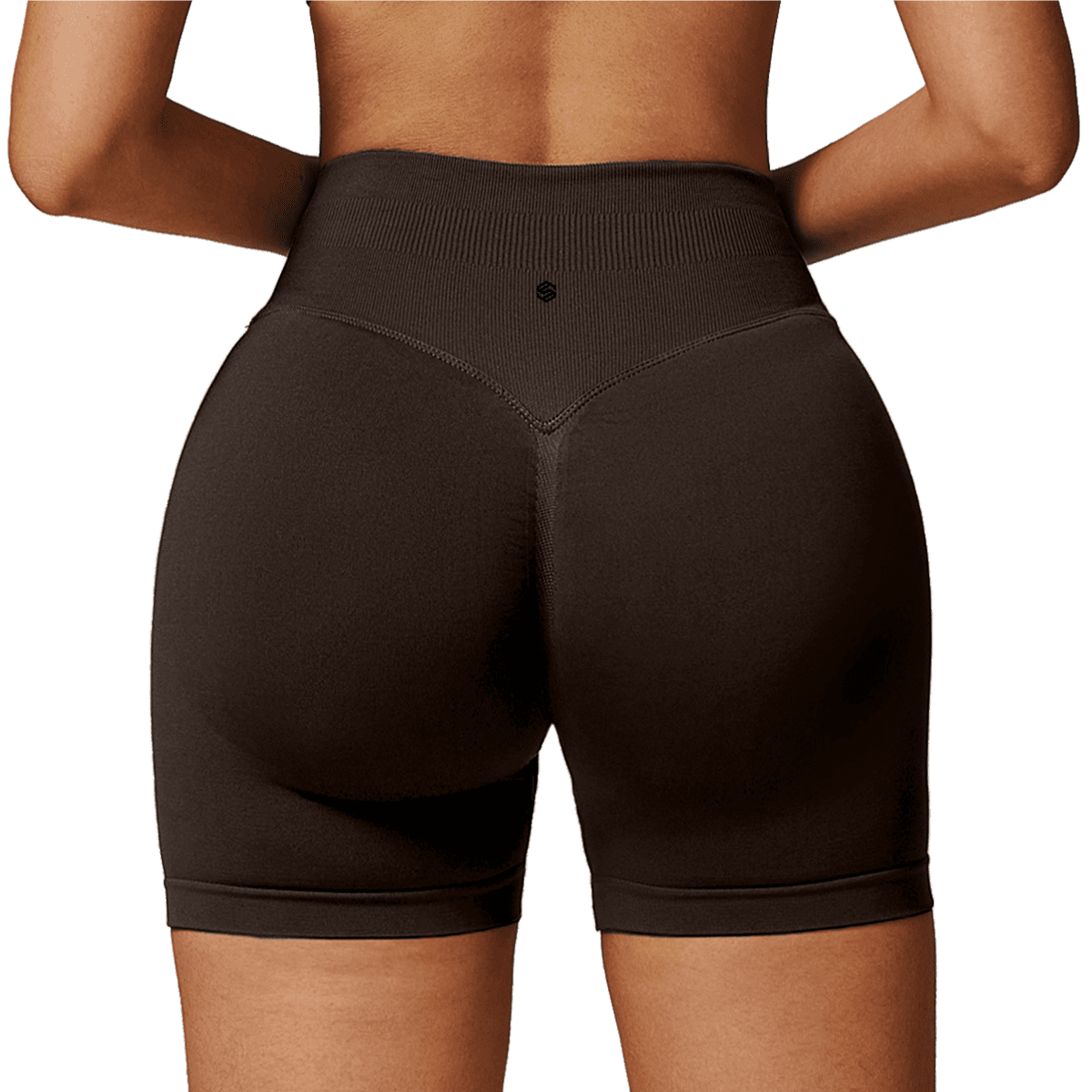 Seamless High-Waisted Yoga Shorts