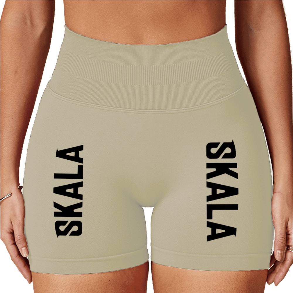 Seamless High-Waisted Yoga Shorts