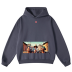 Unisex Looped Oversized Cotton Hoodie