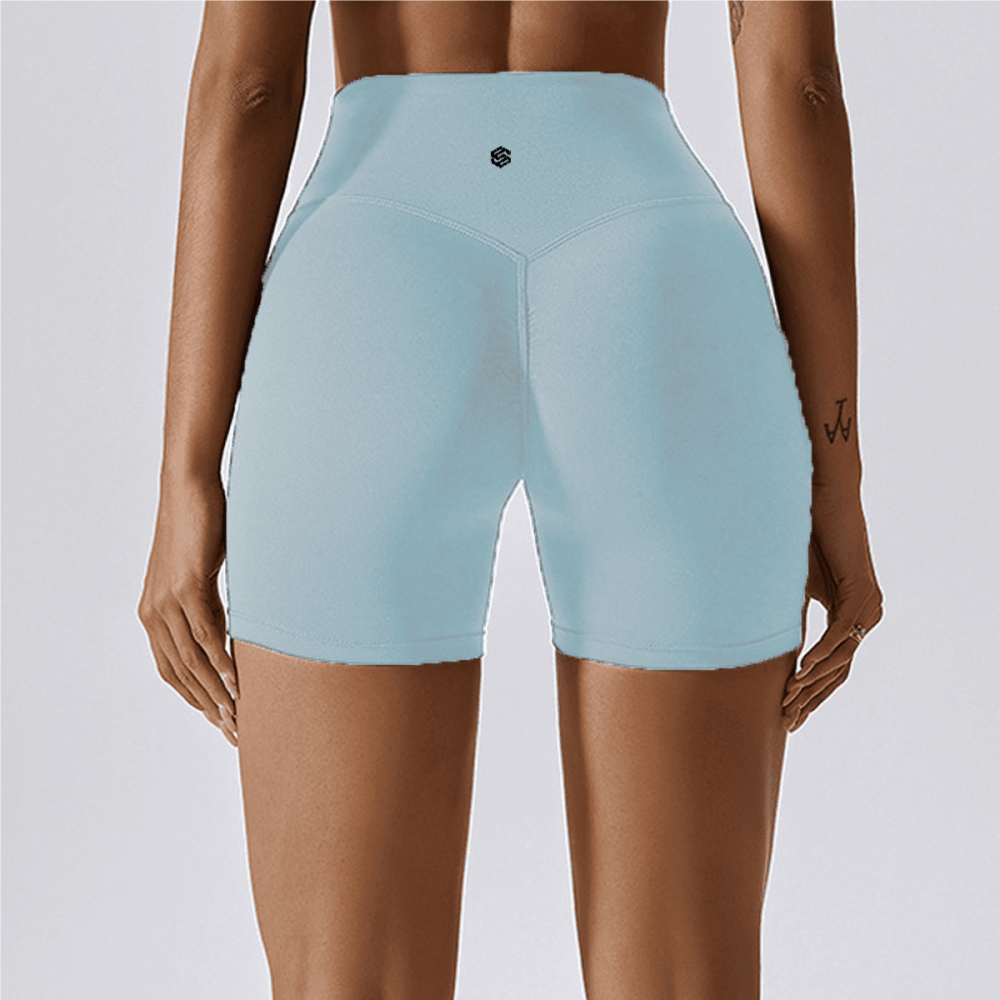 CloudFeel High-Waisted Compression Yoga Shorts