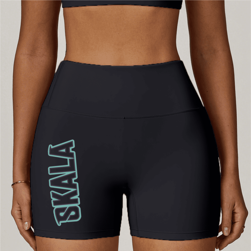 CloudFeel High-Waisted Compression Yoga Shorts