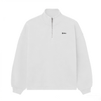 Unisex Stand-Up Collar Half-Zip Panelled Sweatshirt（460GSM）