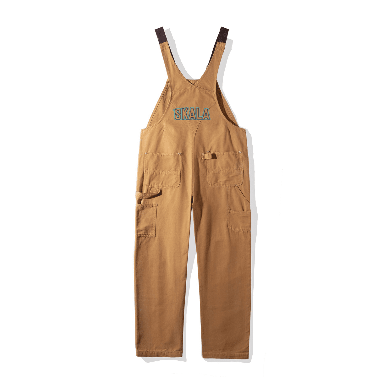 Unisex Loose-Fit Utility Bib Overall Jumpsuit