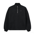 Unisex Stand-Up Collar Half-Zip Panelled Sweatshirt（460GSM）