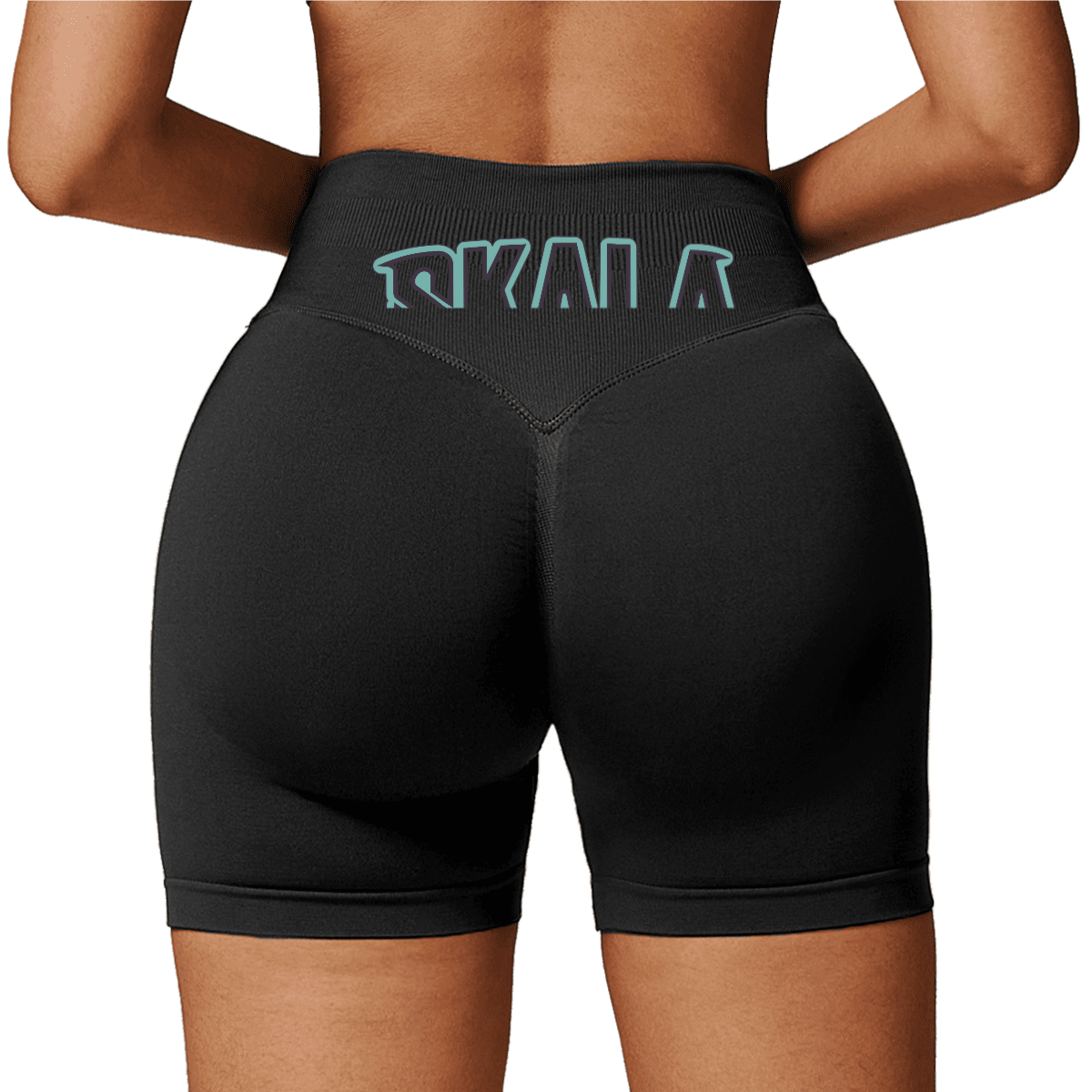 Seamless High-Waisted Yoga Shorts