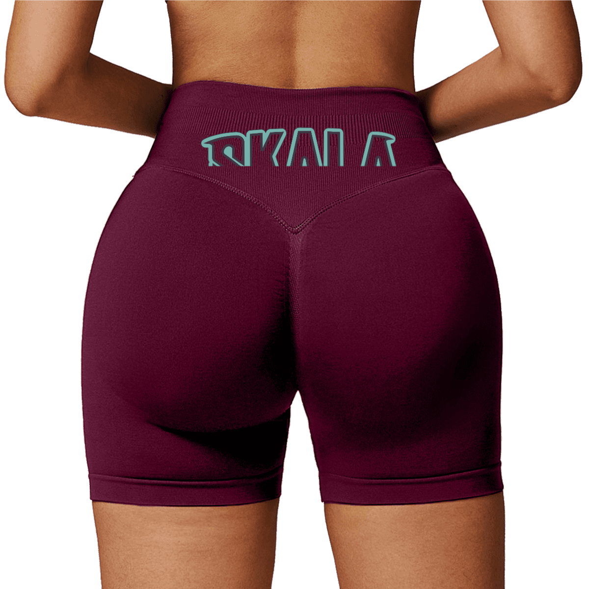 Seamless High-Waisted Yoga Shorts