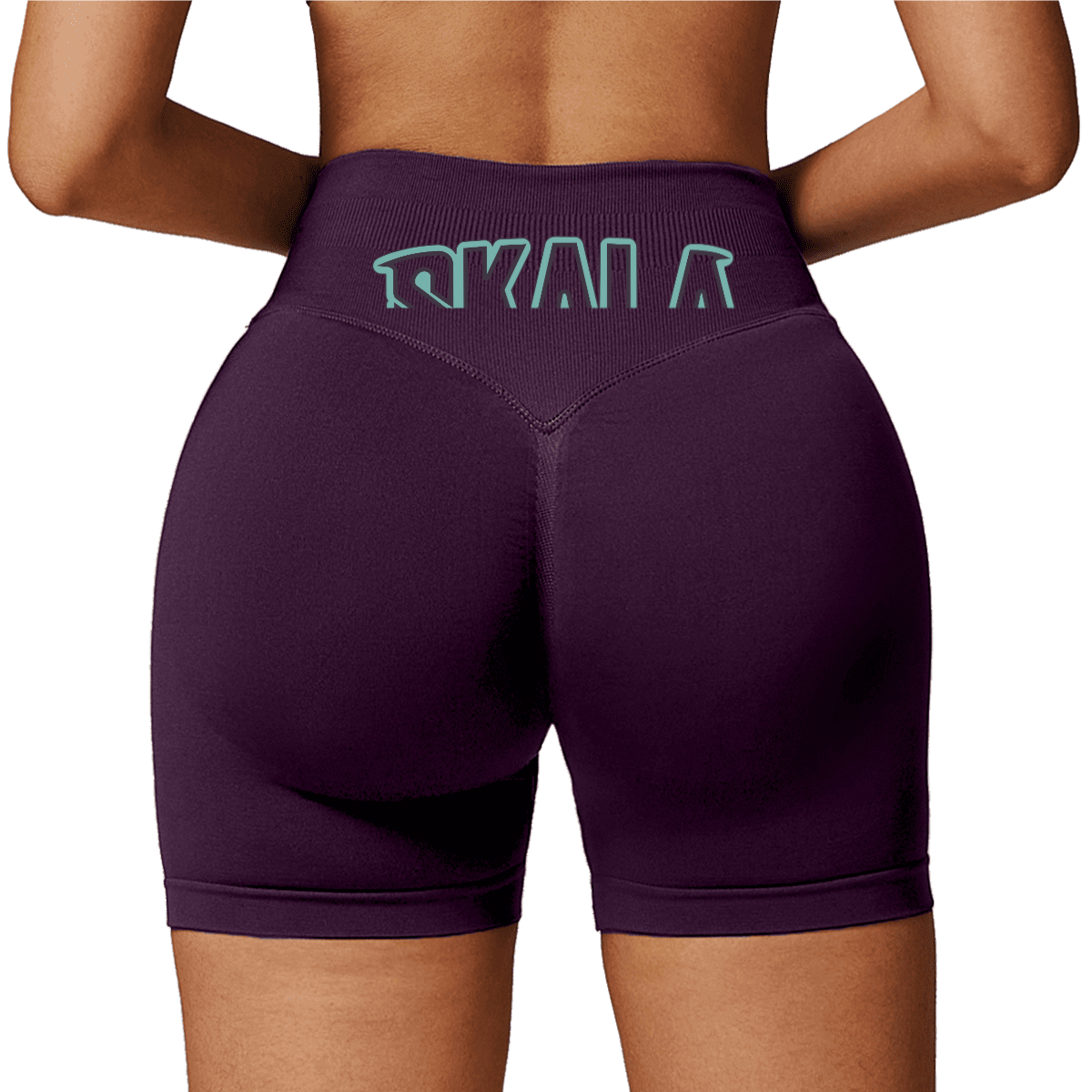Seamless High-Waisted Yoga Shorts