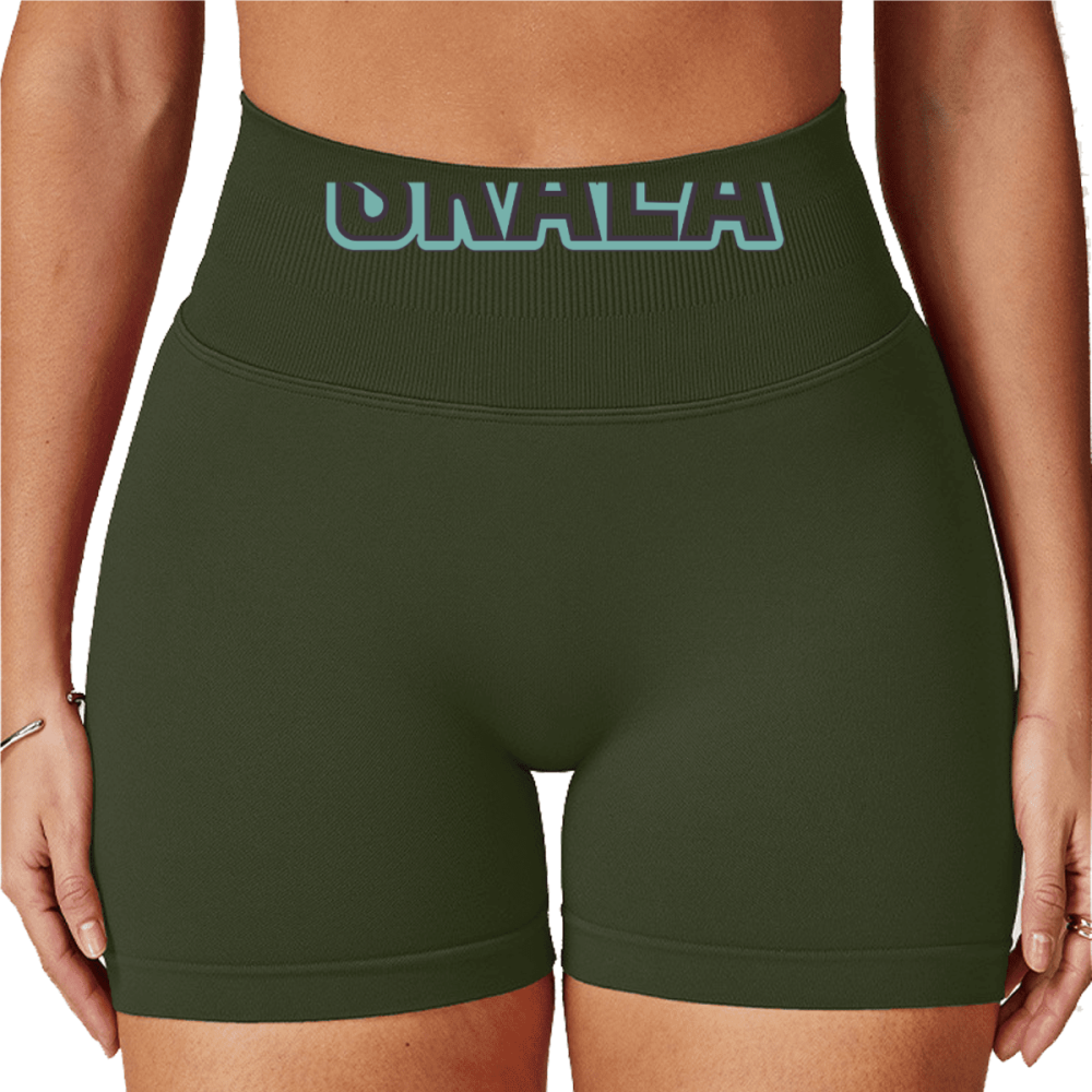 Seamless High-Waisted Yoga Shorts
