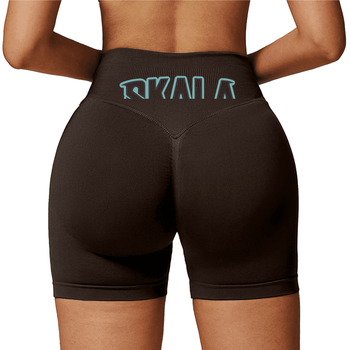 Seamless High-Waisted Yoga Shorts