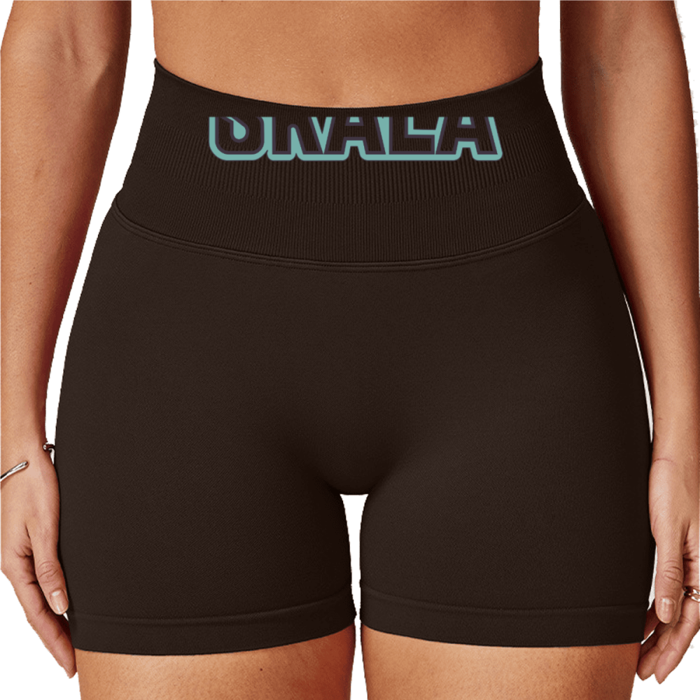 Seamless High-Waisted Yoga Shorts