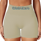 Seamless High-Waisted Yoga Shorts