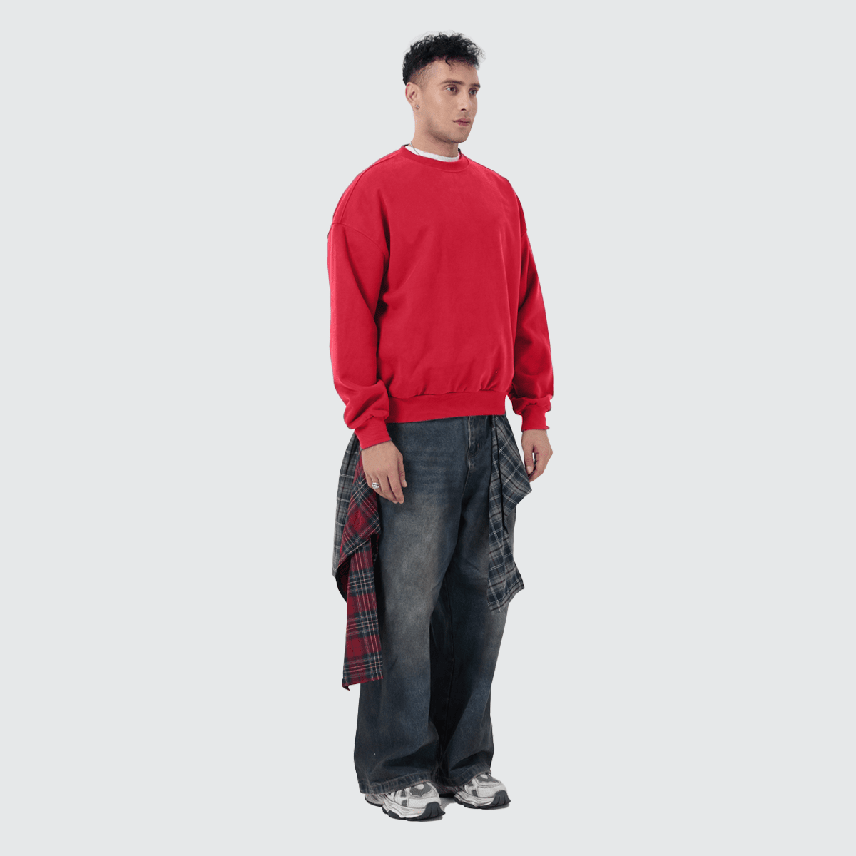 Unisex Heavyweight Oversized Crewneck Sweatshirt (460GSM)