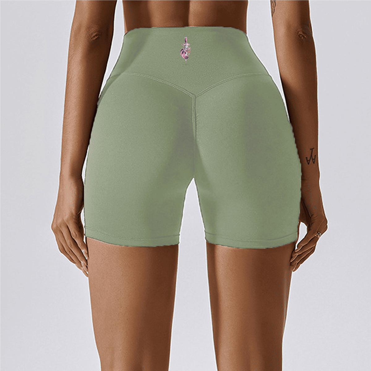 CloudFeel High-Waisted Compression Yoga Shorts
