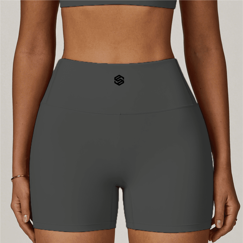 CloudFeel High-Waisted Compression Yoga Shorts
