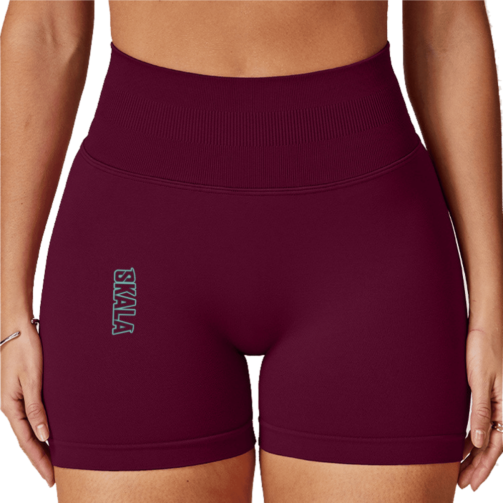 Seamless High-Waisted Yoga Shorts