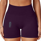 Seamless High-Waisted Yoga Shorts