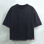 Unisex Cropped Snow Washed T-shirt(300GSM)