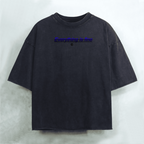 Unisex Cropped Snow Washed T-shirt(300GSM)