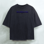 Unisex Cropped Snow Washed T-shirt(300GSM)