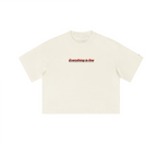 Unisex Cropped Loose T-shirt(280GSM)