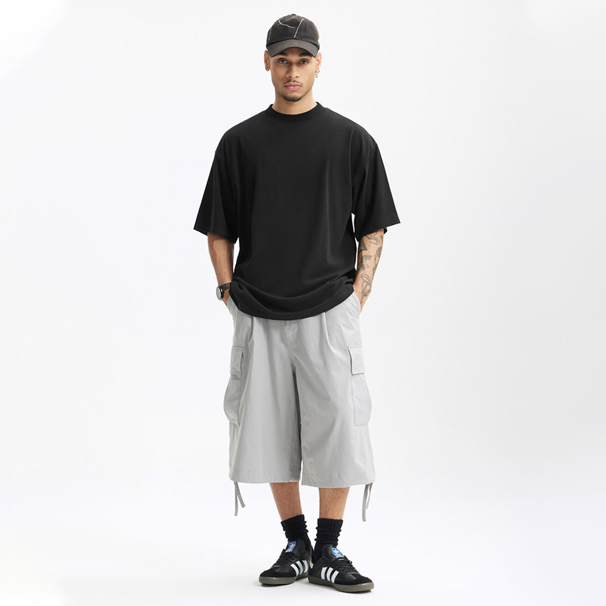 Unisex 40S Combed Cotton Oversized T-shirt(235g)