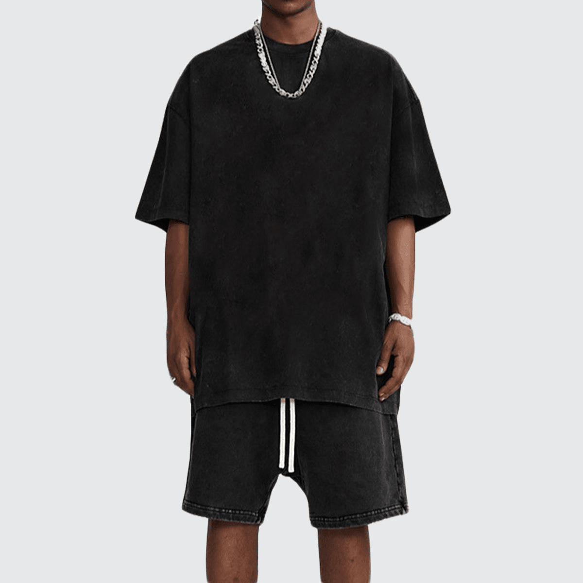 Unisex Oversized Snow Wash T-shirt(300GSM)