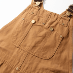 Unisex Loose-Fit Utility Bib Overall Jumpsuit