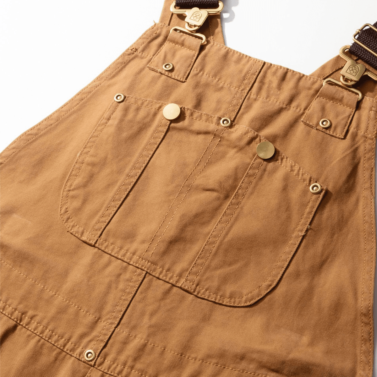 Unisex Loose-Fit Utility Bib Overall Jumpsuit