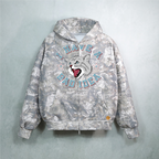 Unisex 100% Cotton Heavyweight French Terry Camo Zip-Up Hoodie (400 GSM)