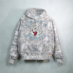 Unisex 100% Cotton Heavyweight French Terry Camo Zip-Up Hoodie (400 GSM)