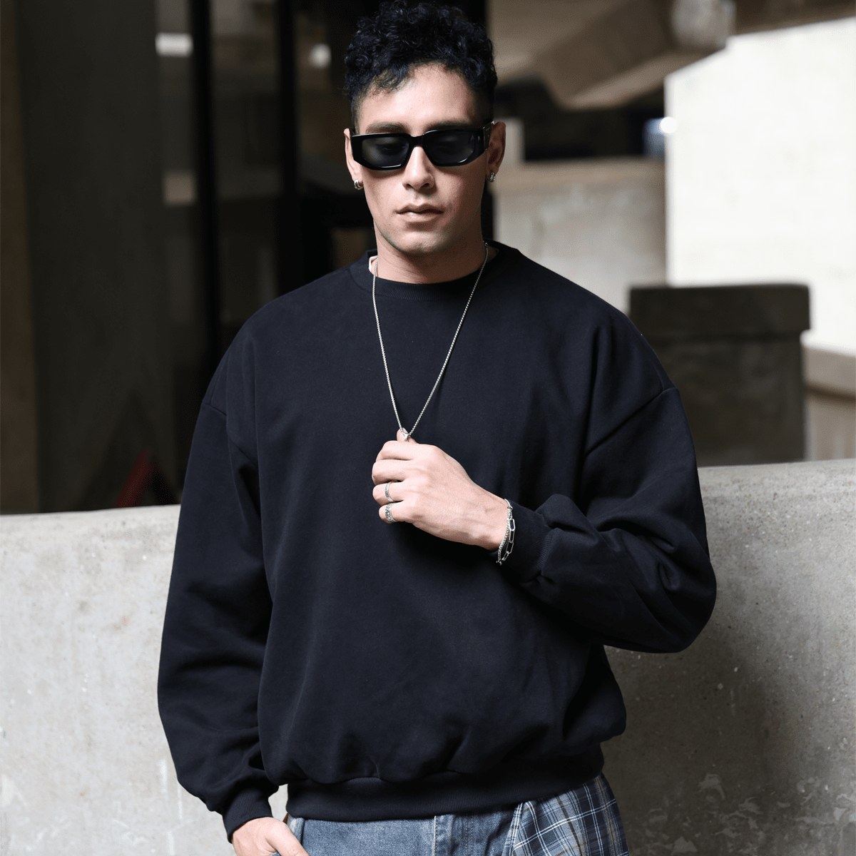 Unisex Heavyweight Oversized Crewneck Sweatshirt (460GSM)