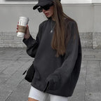 Unisex 100% Cotton Lightweight Oversize Crewneck Sweatshirt (290 GSM)