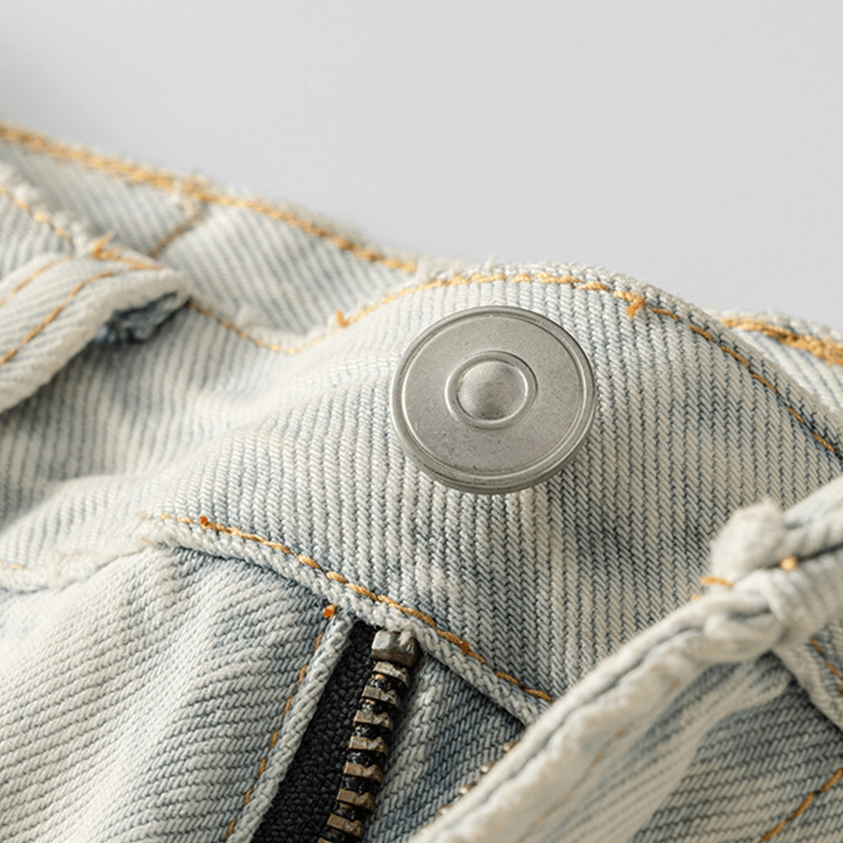 Unisex Distressed Denim Shorts