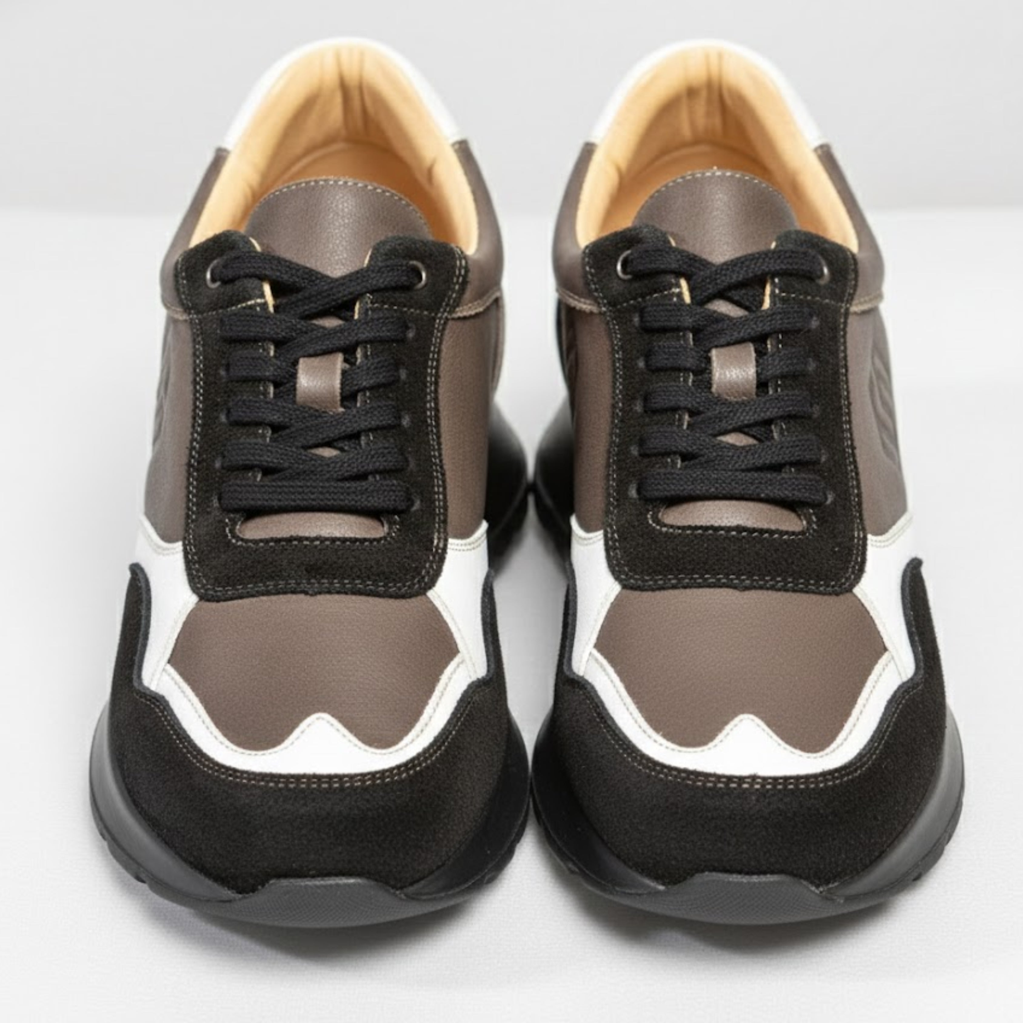 Premium White Leather Sneakers