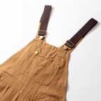 Unisex Loose-Fit Utility Bib Overall Jumpsuit