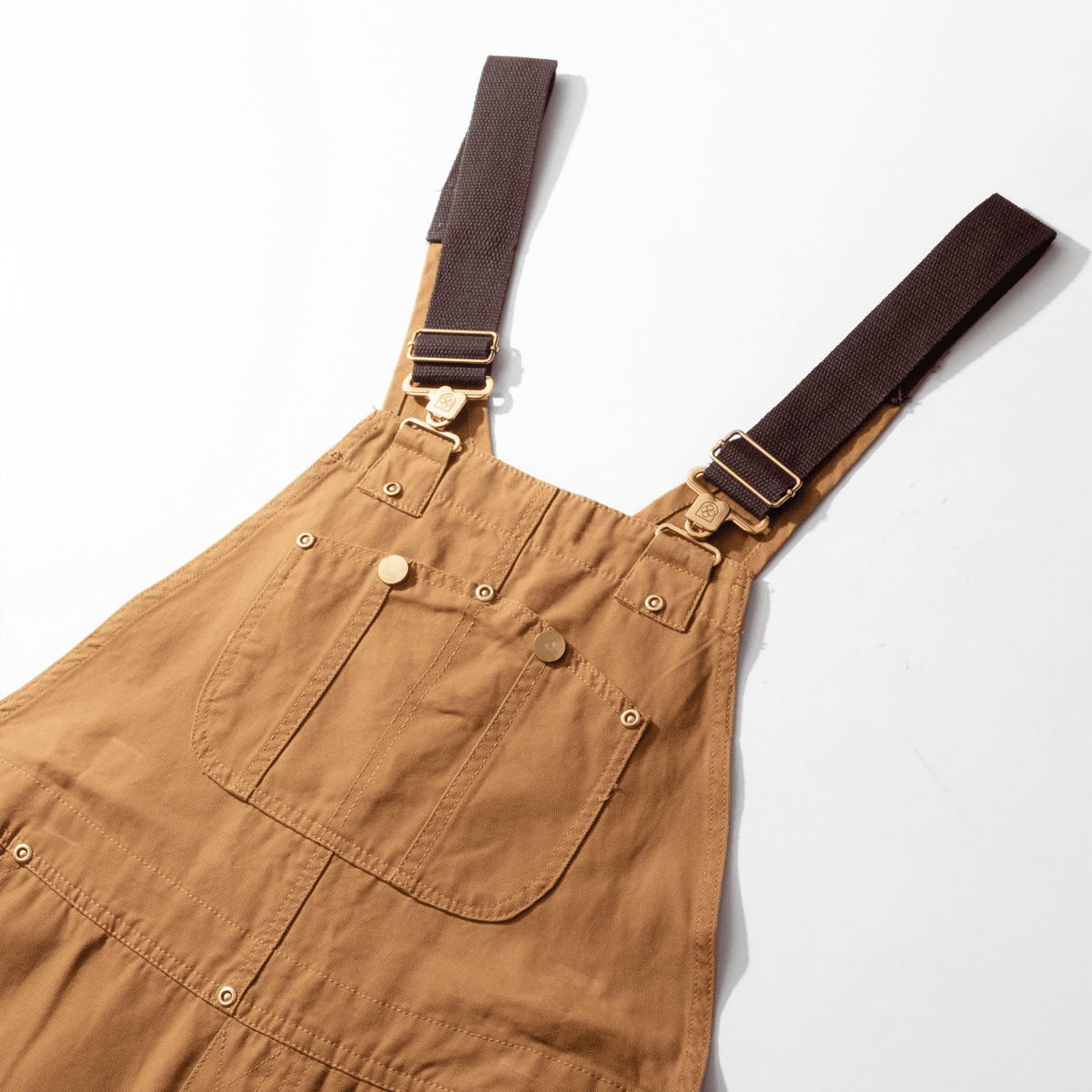 Unisex Loose-Fit Utility Bib Overall Jumpsuit