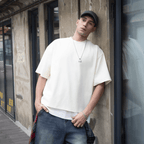 Unisex Cropped Loose T-shirt(280GSM)