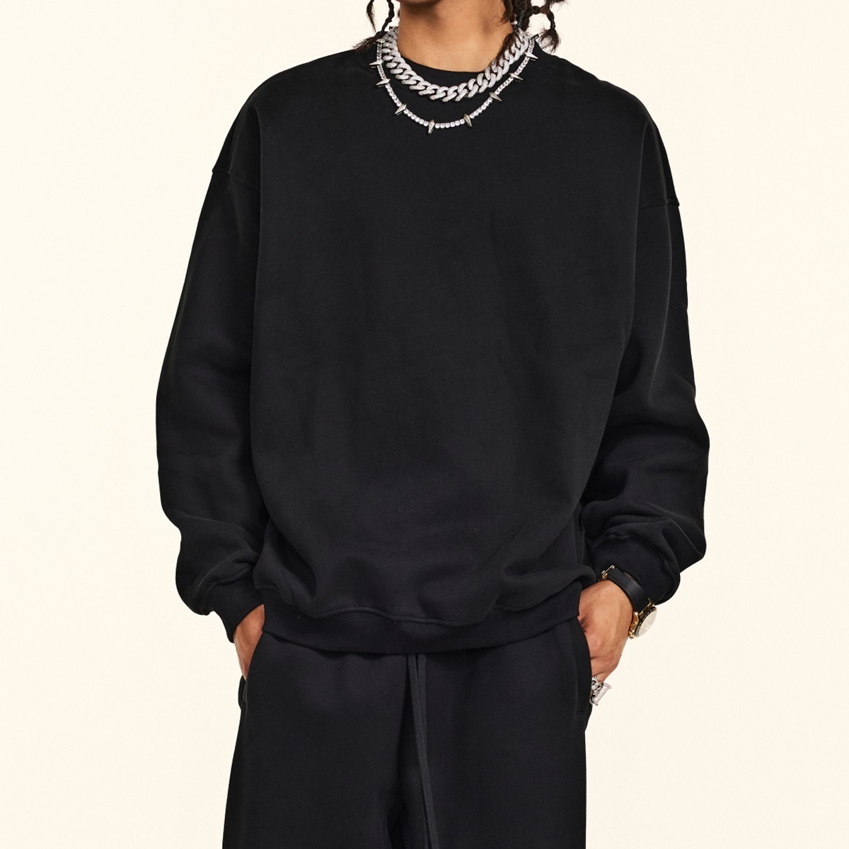 Unisex Fleece Crewneck Sweatshirt（380GSM）