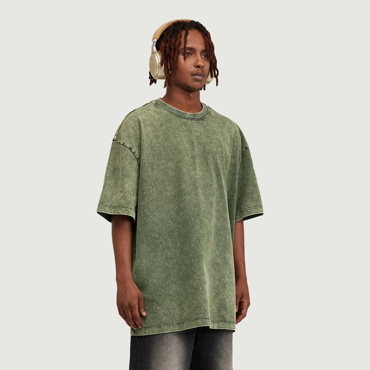 Unisex Oversized Snow Wash T-shirt(285GSM)