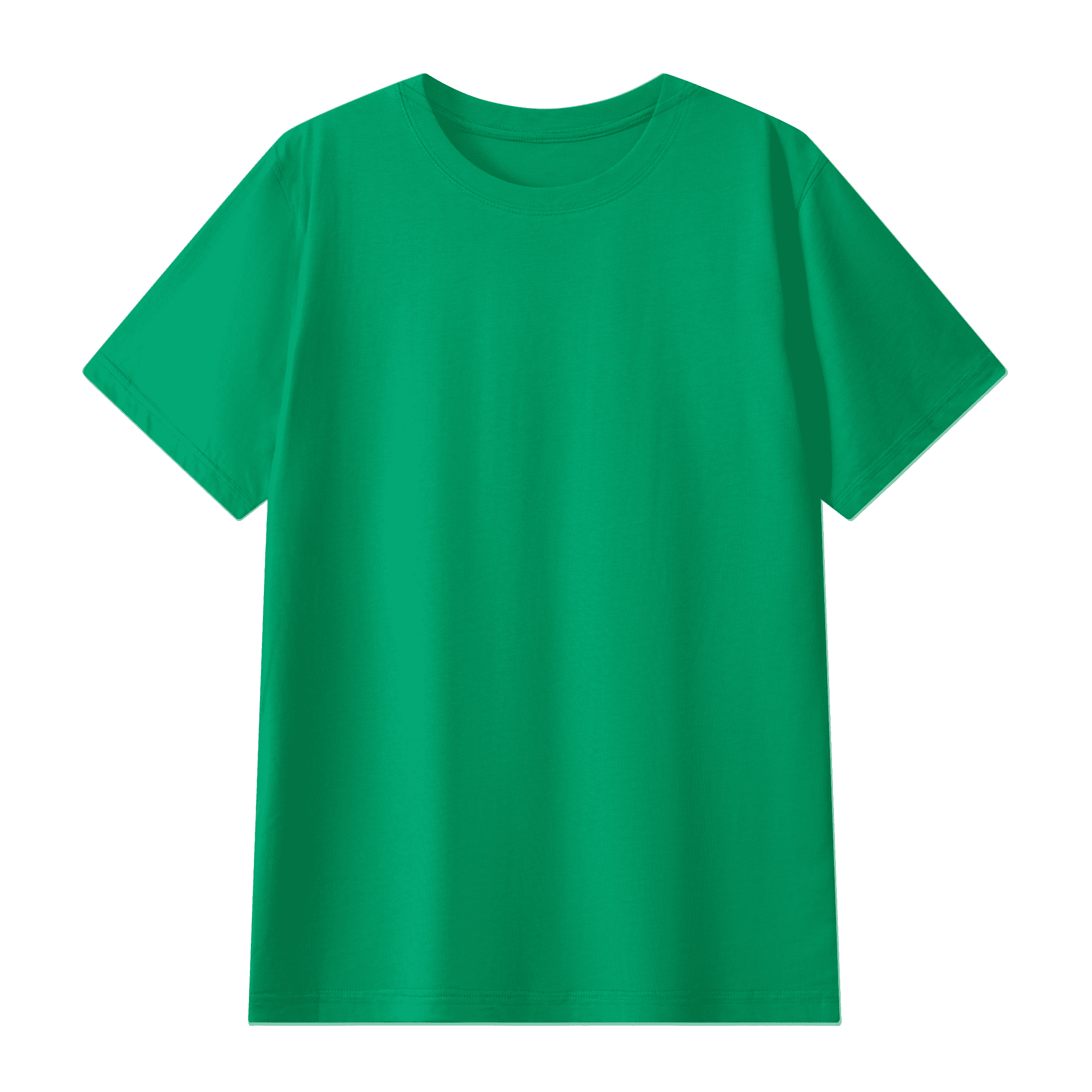 Unisex Classic Crew Neck Combed Mercerized T-shirt